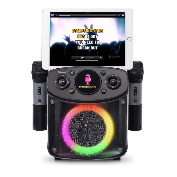 NIB The Singing Machine Mini Sparkle Karaoke Machine- Black - Picture 10 of 11